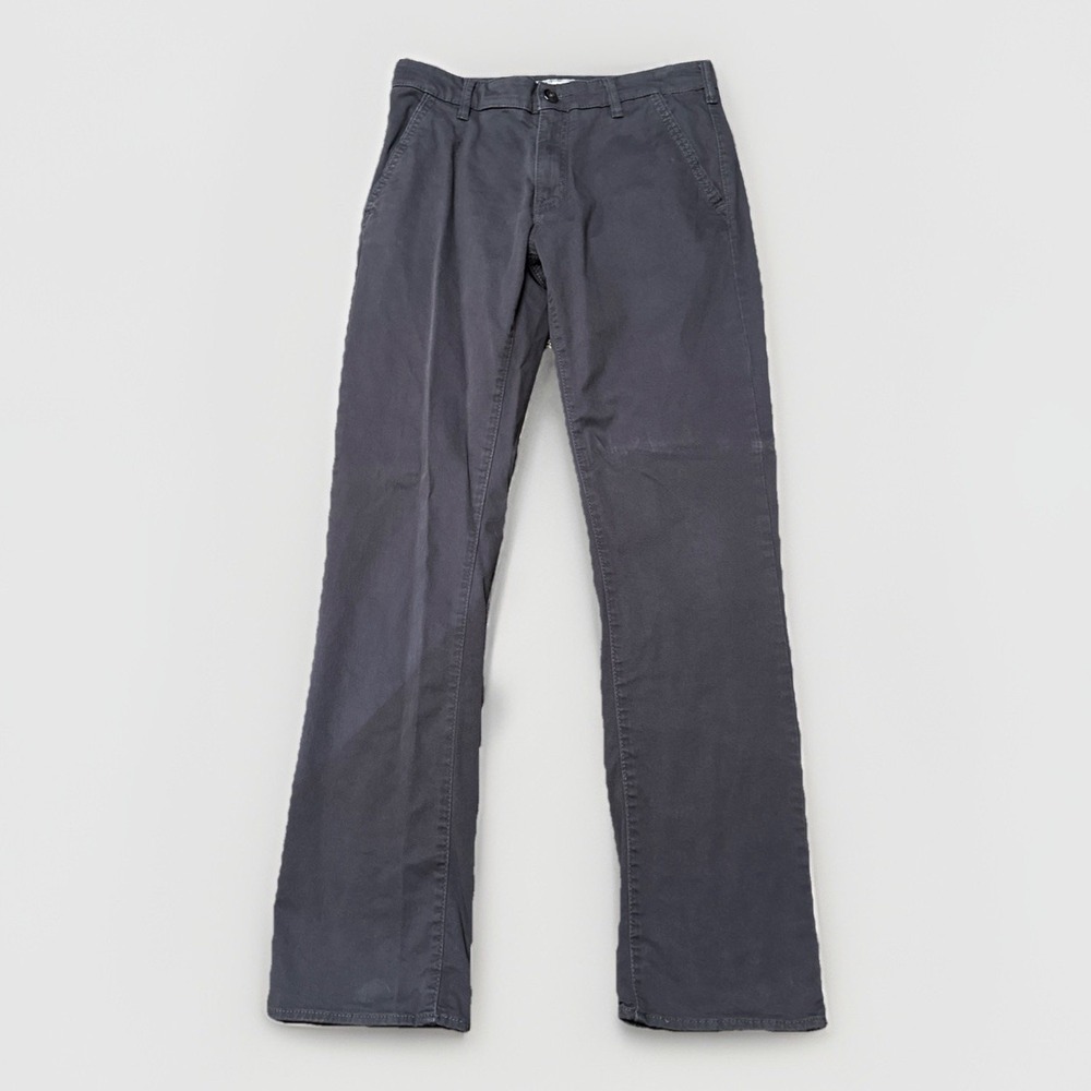 BKE Jake Jeans Mens 32L Blue Long Medium Wash Straight Leg Faded Whiskers Denim